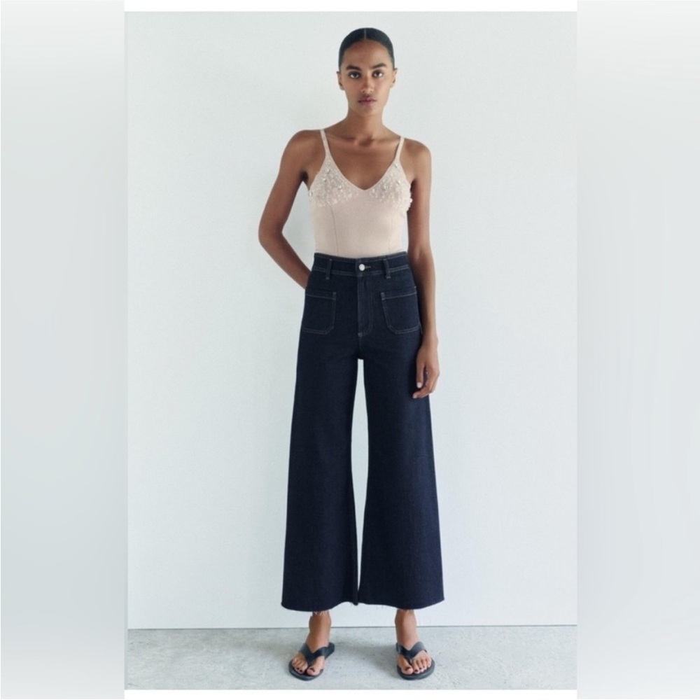 Zara dark blue Marine jeans